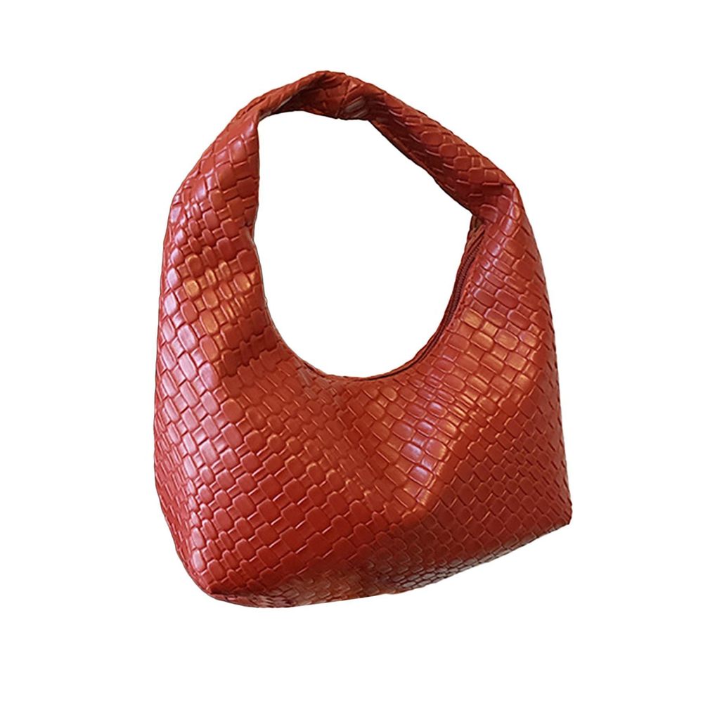 Clutch Underarm Purses Crocodile Pattern Pu Leather Hobo Handbag c: